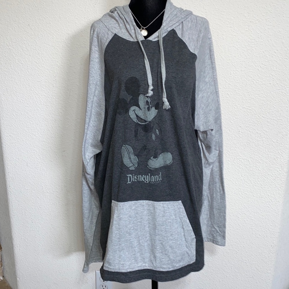 Disney- Mickey Mouse Gray Long Sleeve Shirt/Jacket